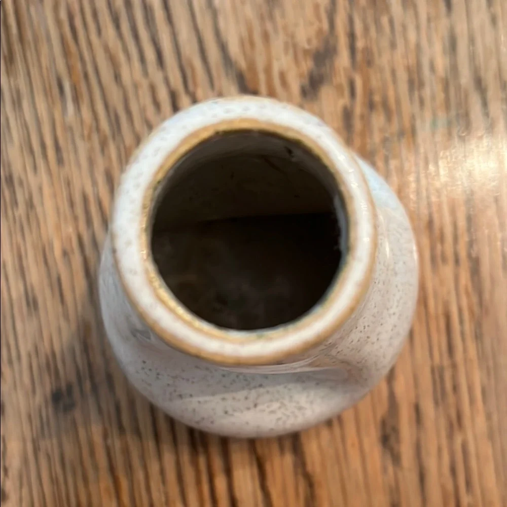 Anthropologie Speckled Ceramic Vase